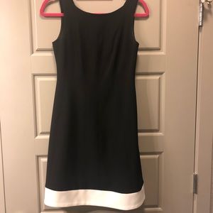 Vince Camuto Black Dress with White Bottom